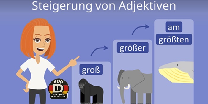 📈 Gradele de comparație ale adjectivelor în germană